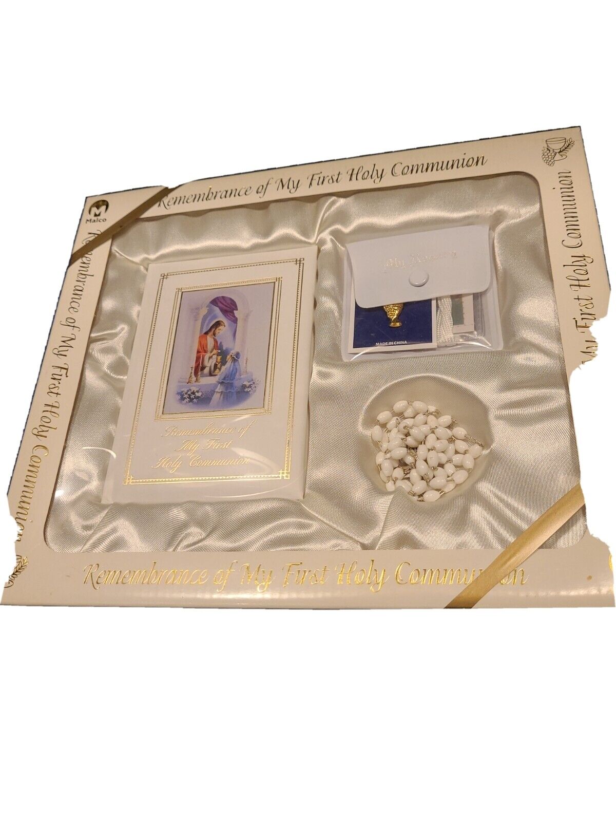 New Malco Remembrance Of My First Holy Communion Catholic Christian Gift Set