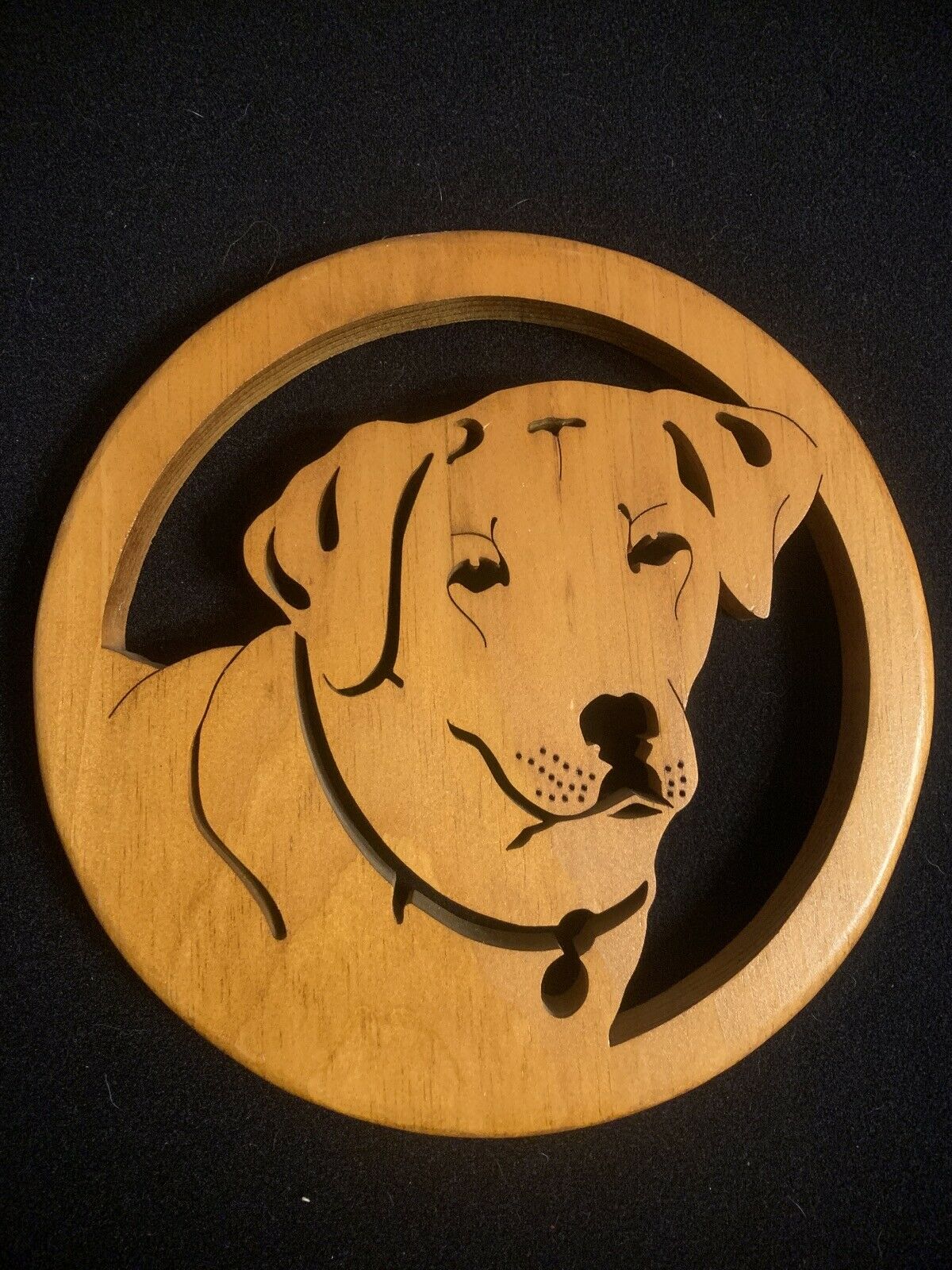 Labrador Retriever Dog Wooden Cut Out Decorative Wall Plaque