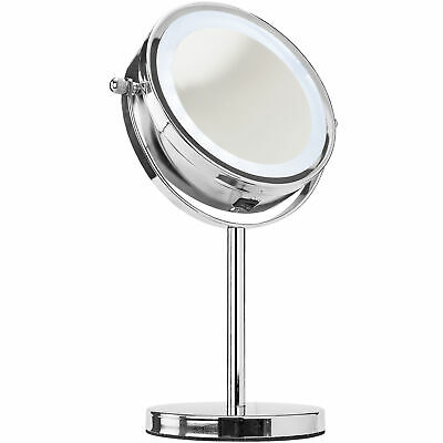 Led Light Cosmetic Makeup Magnifying Vanity Mirror For Bathroom Bedroom Desk Use