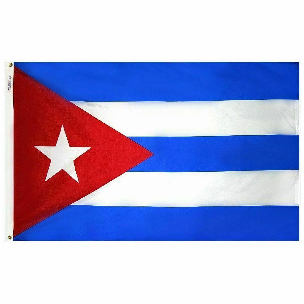 3'x5' Cuba Flag Cuban Flag Banner Bandera Cubana Indoor Outdoor Nylon Polyester
