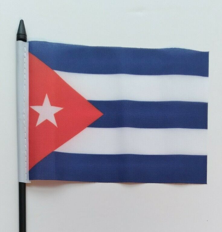 Cuba Flag, Hand Held, New, Cuban