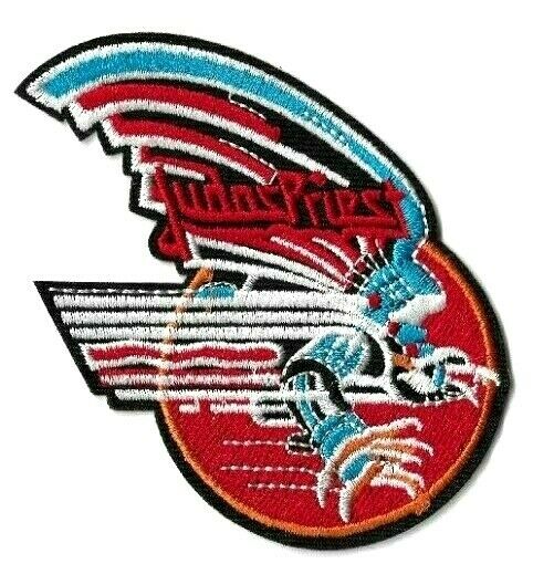 Judas Priest - Screaming Eagle Logo Patch - Embroidered Iron Or Sew On Patches