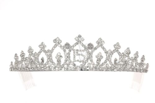 Quinceanera 15 Birthday Party Pageant Rhinestone Crystal Crown Tiara 8942