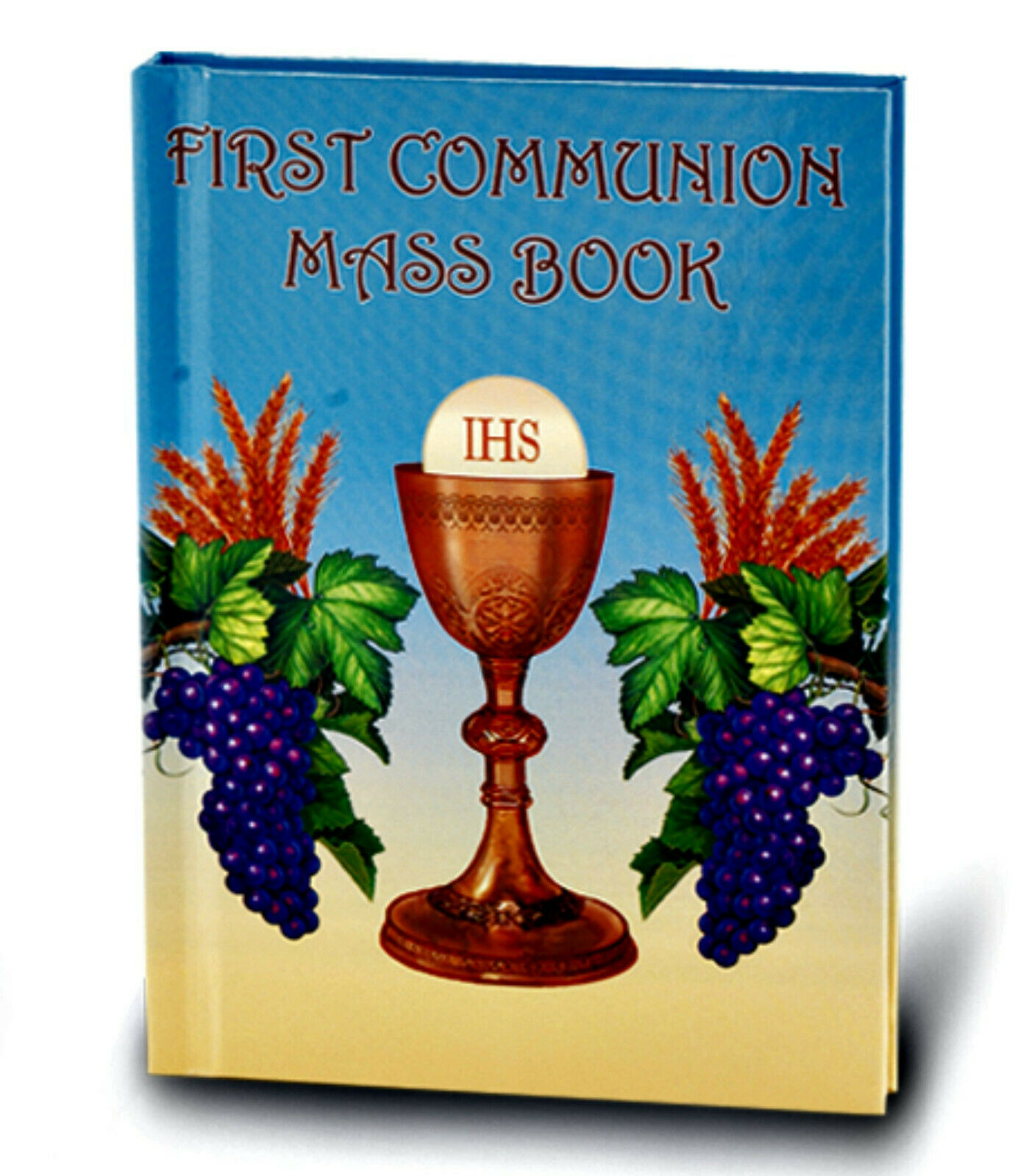 First Communion Mass Book With Chalice & Host Cover