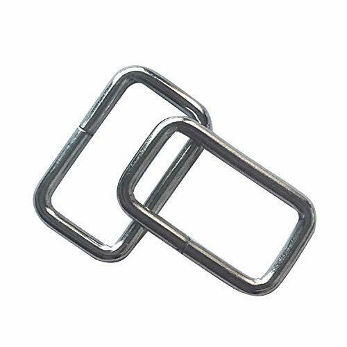 50 Pcs 1 Inch Metal Rectangle Buckle Ring - Metal Bag Purse Snap Hook - 25mm ...