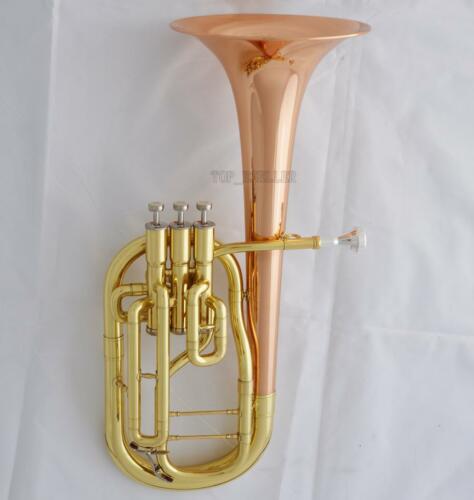 High Grade Rose Brass Bell Alto Horn Eb Keys 3 Piston In Stock With Case
