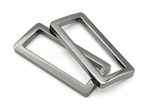 Craftmemore Metal Flat Rectangle Rings Buckle For Bag Belt Strap Heavy Duty L...