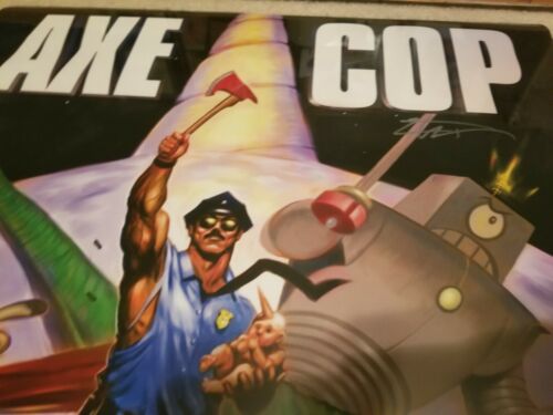 Axe Cop 18" X 27" Signed Poster