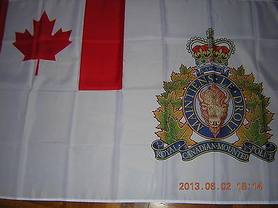 British Empire Flag Royal Canadian Mounted Police Rcmp Canada Ensign 3ftx5ft Gb