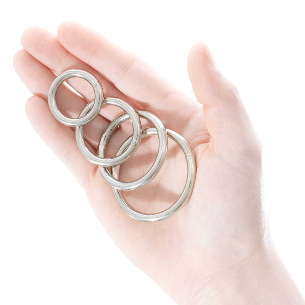 Welded Steel O-rings – Great For Diy Projects, Decoration & Art