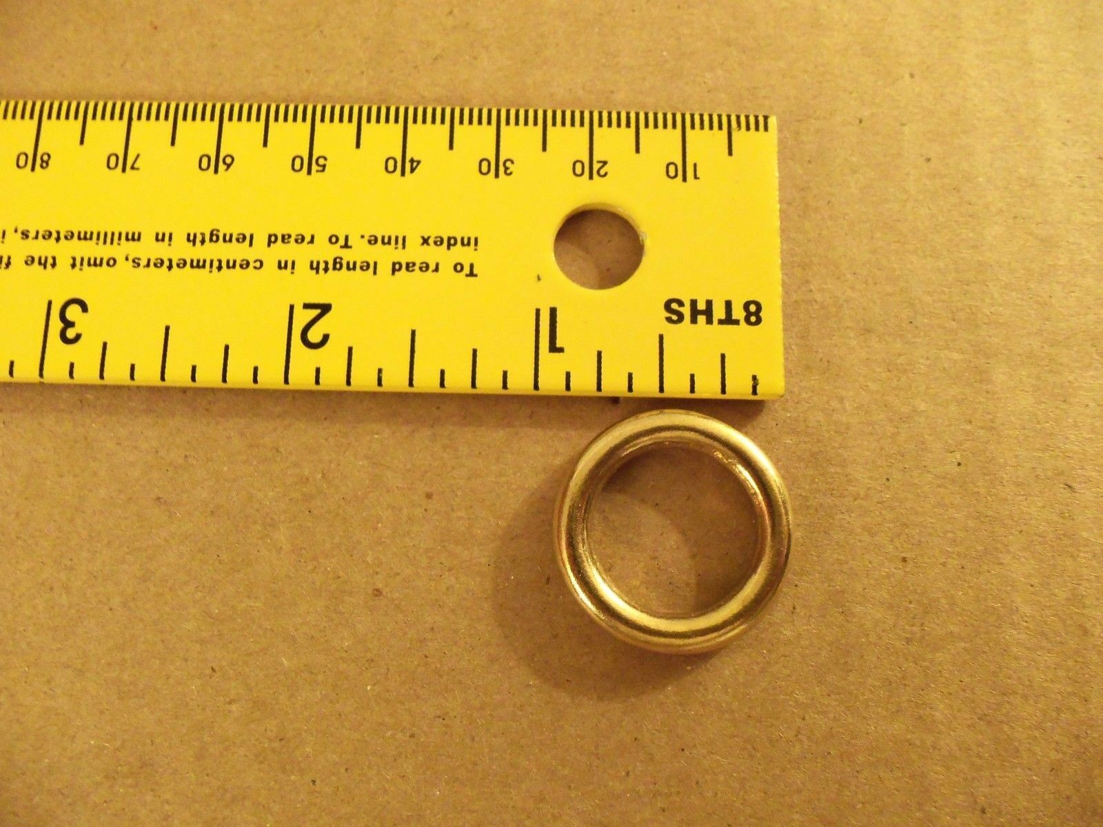 5/8" Solid Brass O Rings (pack Of 25) Sca