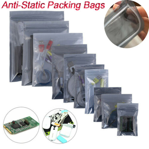 Esd Anti-static Shielding Bag Translucent Zip Bag Hard Drive Resealable Bags