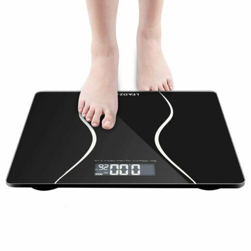 Smart Digital Body Weight Bathroom Scale With Through Display 400 Lbs Capacity