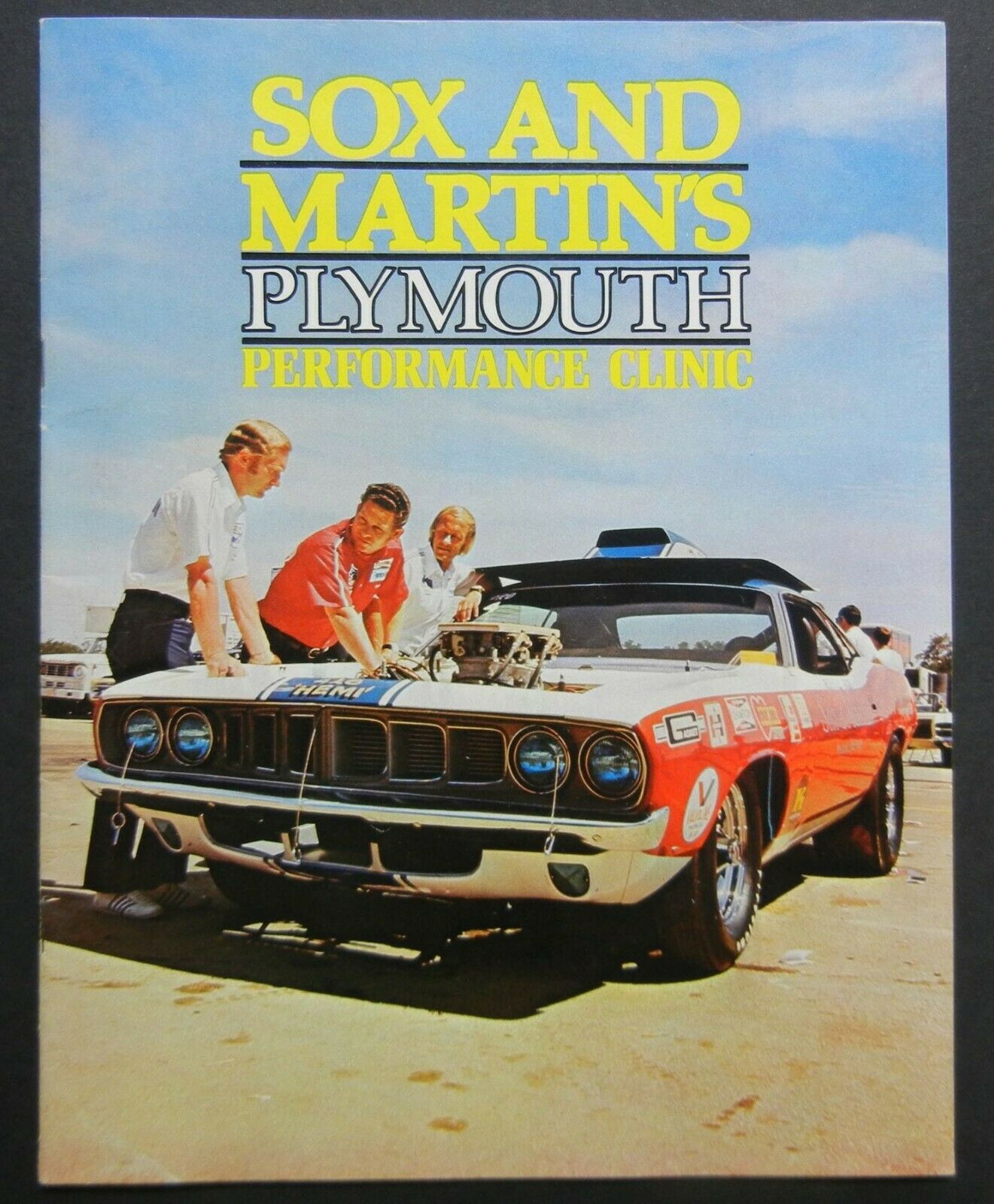 Vtg 1970-1971 Mopar Sox & Martin's Plymouth Performance Clinic Magazine Program