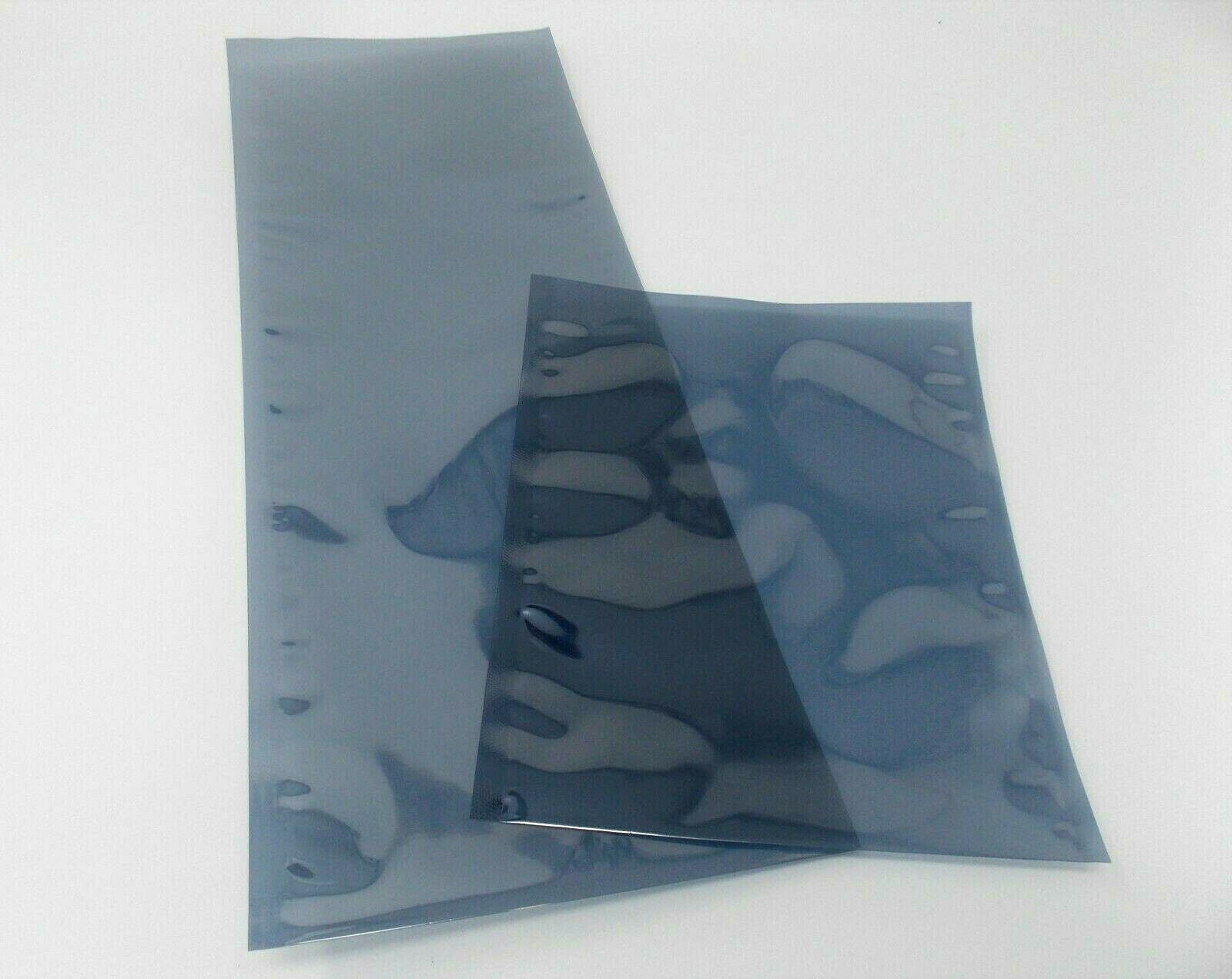 Esd Anti Static Shielding Bags Assorted Sizes, 3 Mil, Flat Open Top