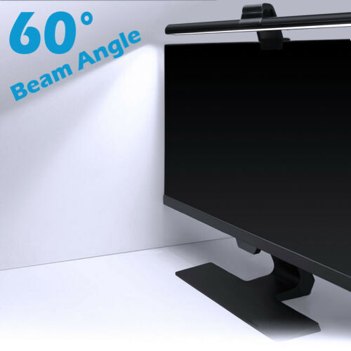 E-reading Monitor Screenbar Light Led Laptop Lamp W/ Auto-dimming Hue Adjustment