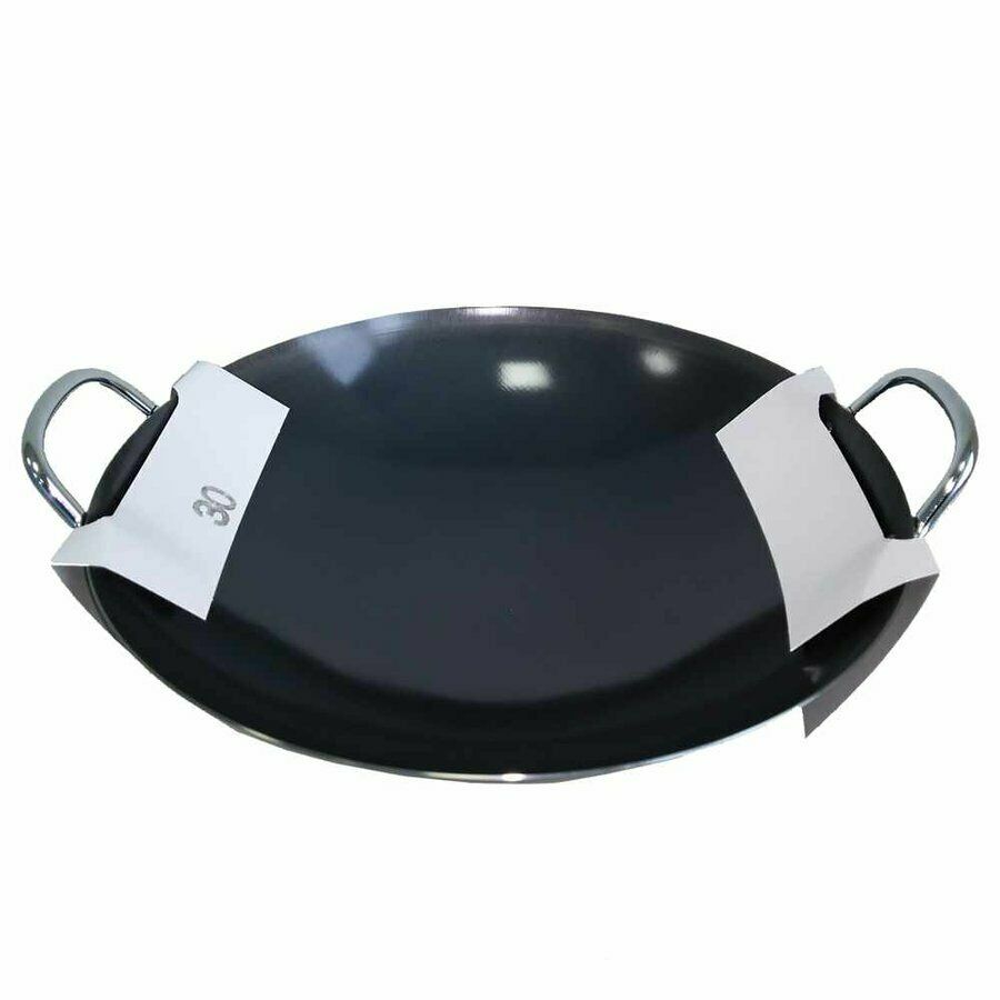 Two-handed Wok Japanese Iron Wok, 39 Cm Two-handed Wok Iron For Professional Use